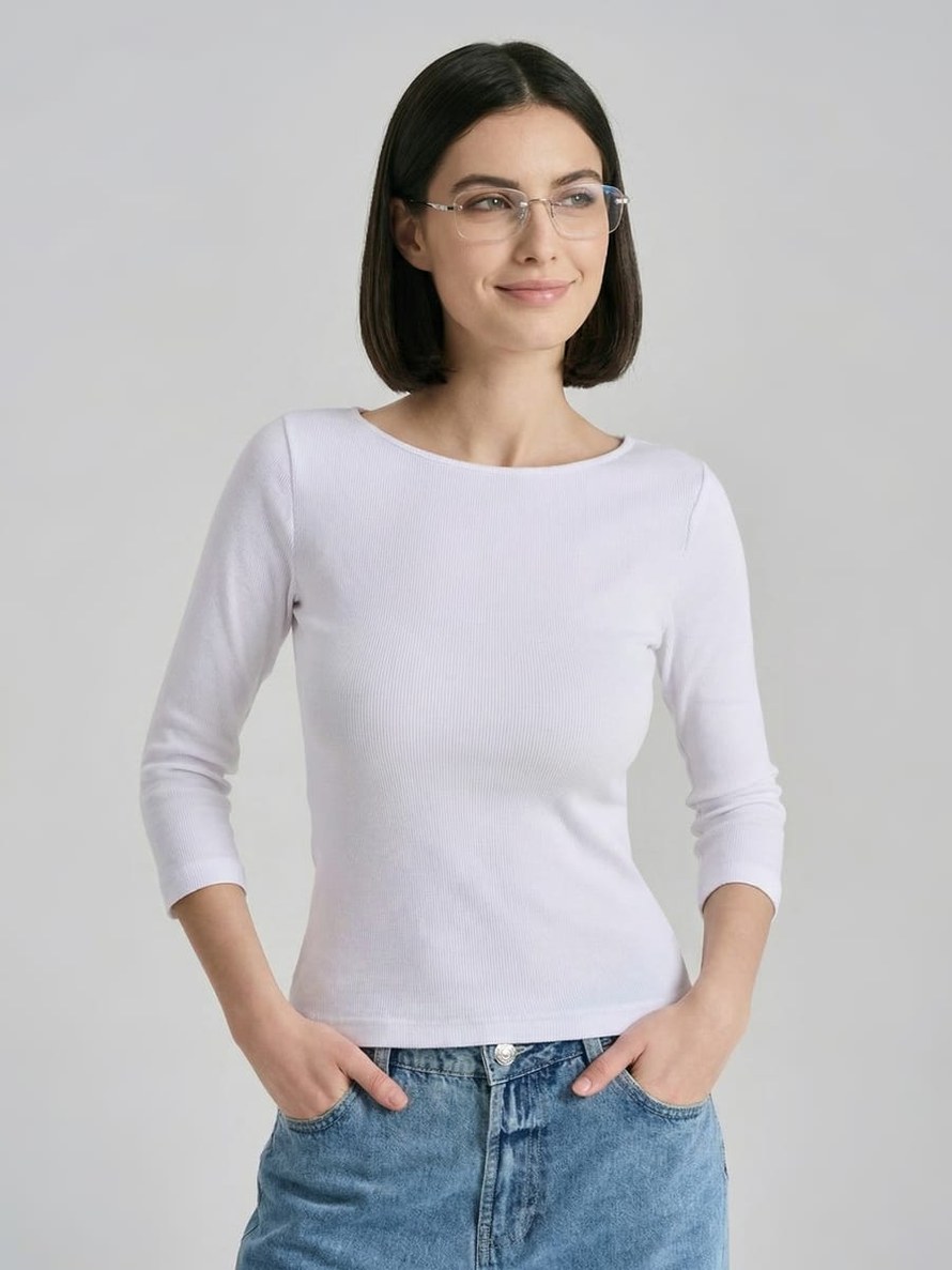 Лонгслив приталенный