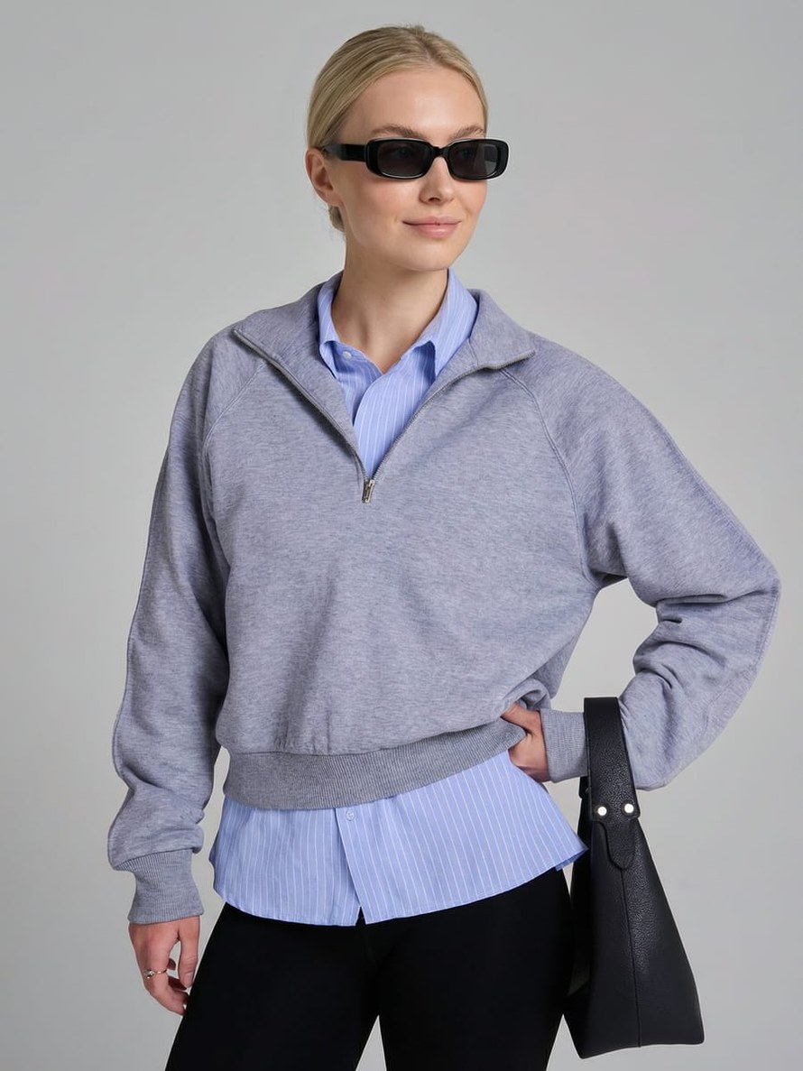 Толстовка Half Zip с высоким горлом