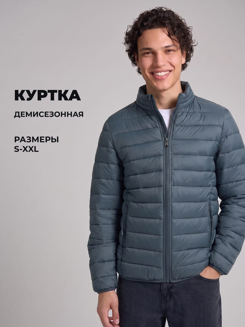 Демисезонная теплая куртка на синтепоне с капюшоном - Мужчинам - фото 2