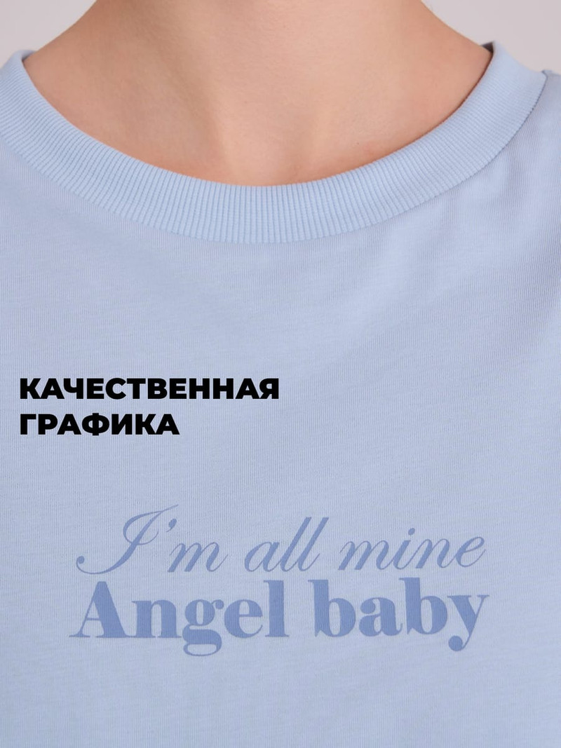 Ночная сорочка хлопковая с надписью - Женщинам - фото 6