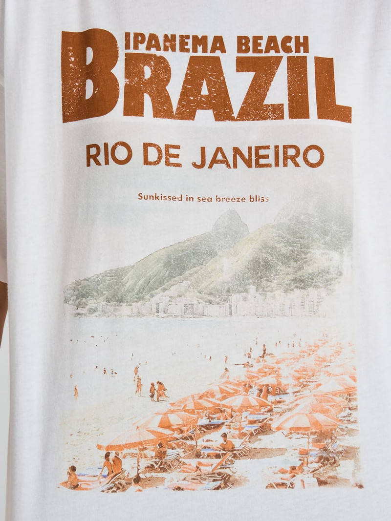 Футболка с принтом Brazil - Женщинам - фото 7