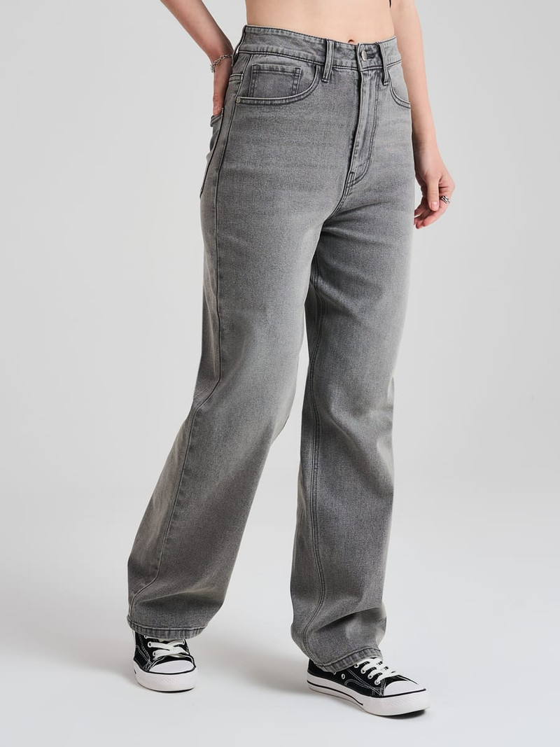 Джинсы широкие wide leg - фото 5
