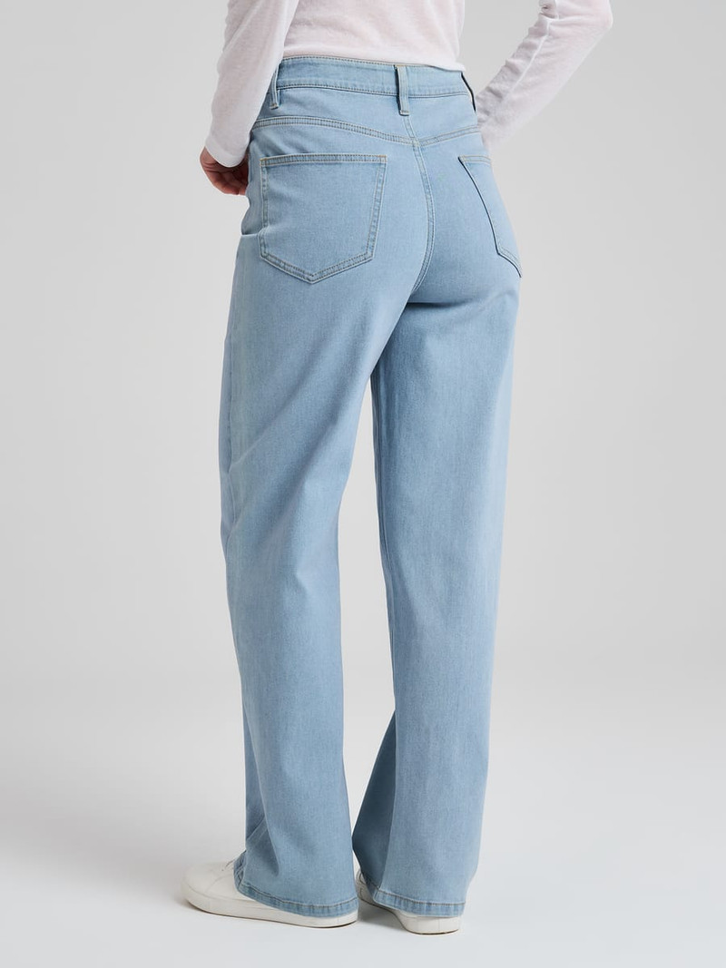 Джинсы широкие wide leg — фото 4