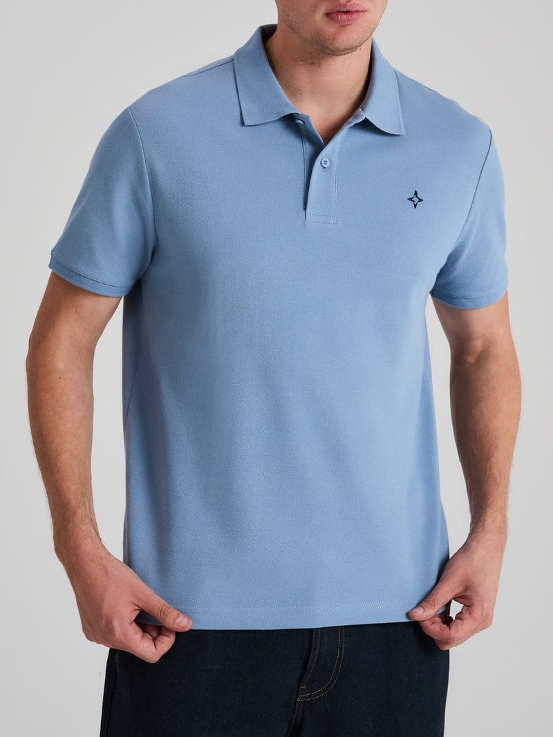 Поло с коротким рукавом и вышивкой - Мужчинам - фото 9