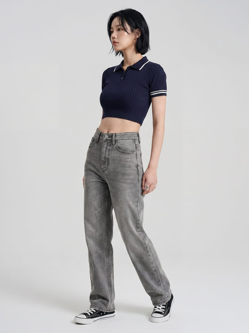 Джинсы широкие wide leg - фото 6