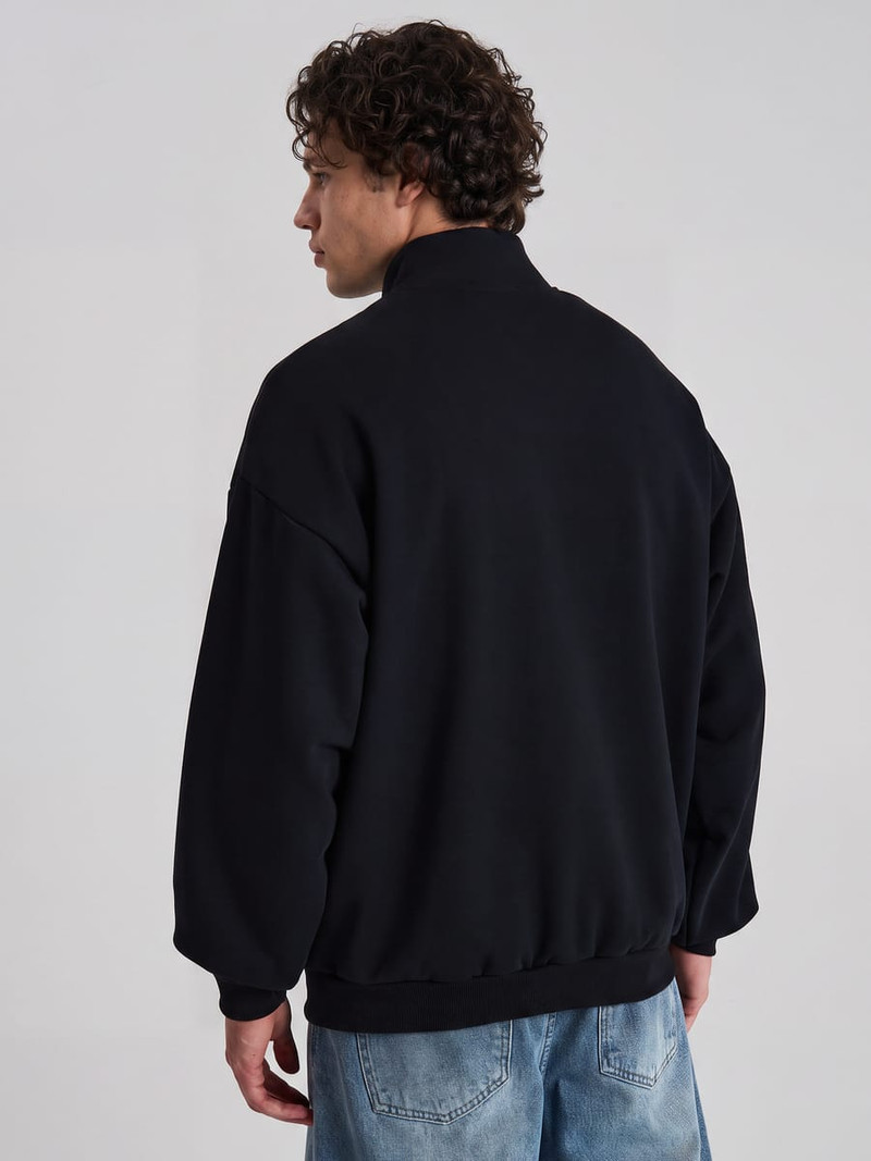 Утепленный свитшот Half zip с начесом - Мужчинам - фото 4