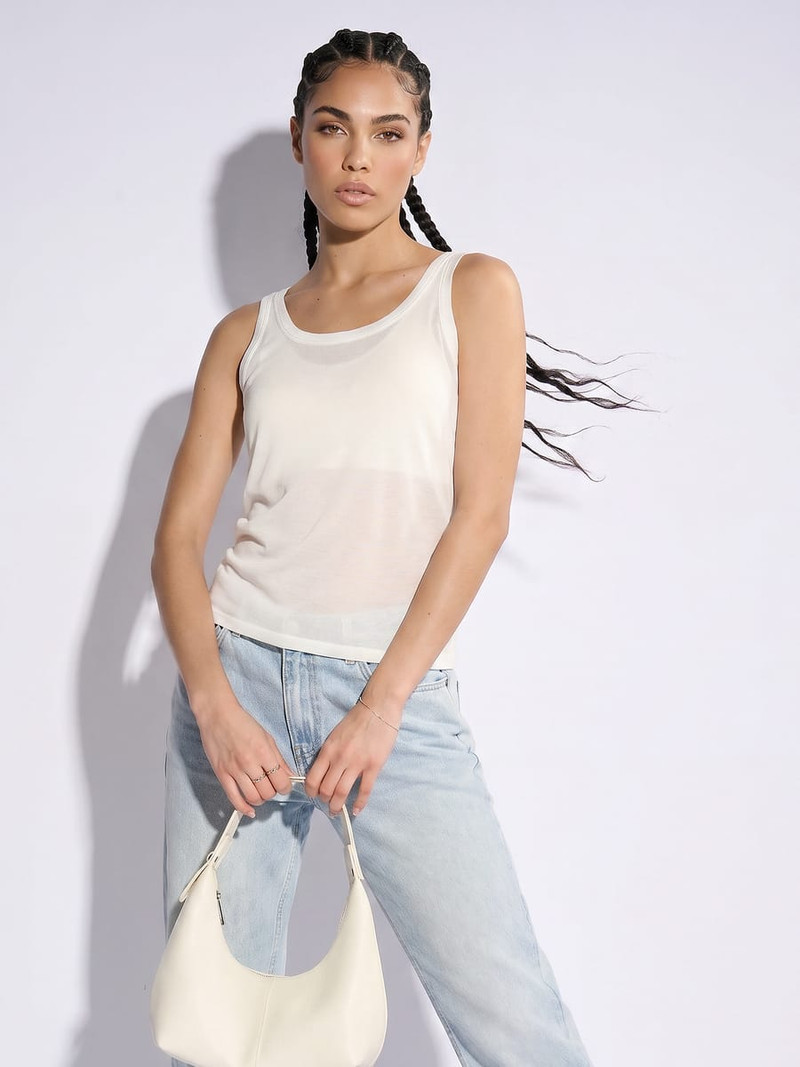 Топ летний на широких бретелях - Майки и топы - фото 2
