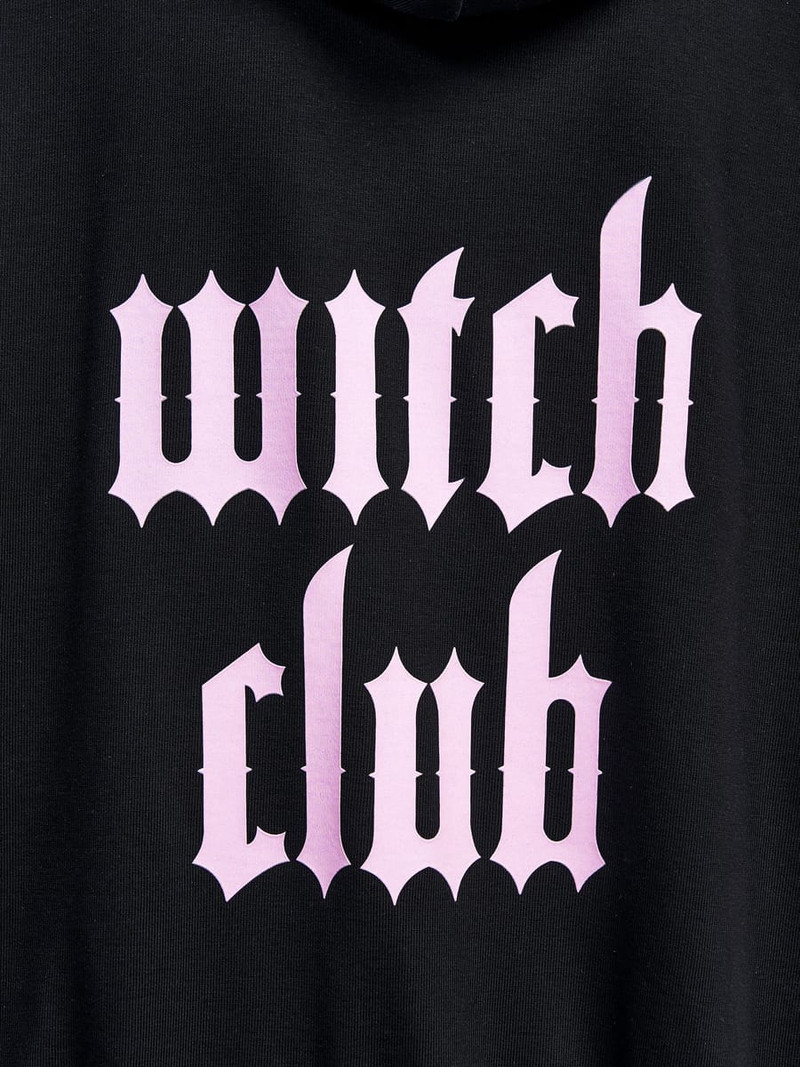 Толстовка оверсайз Witch club by Instasamka с надписью - Женщинам - фото 5