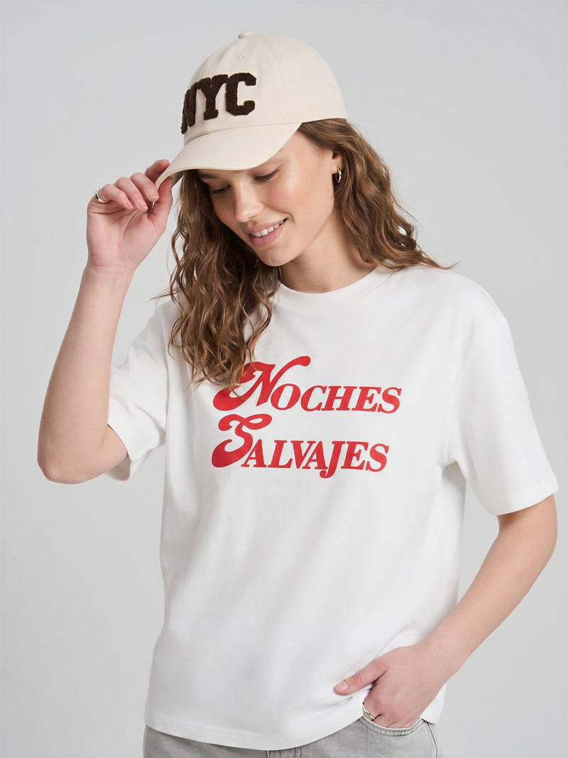 Футболка хлопковая с надписью — фото 5
