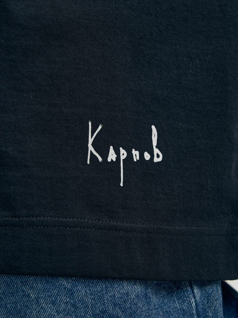 Футболка оверсайз с принтом картин Андрея Карпова - Женщинам - фото 13