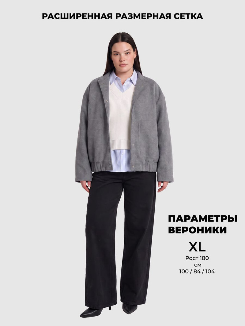 Куртка на кнопках без капюшона — фото 10