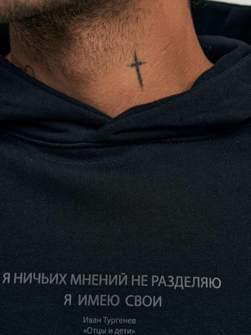 Утепленное худи с надписями Литрес - Женщинам - фото 8