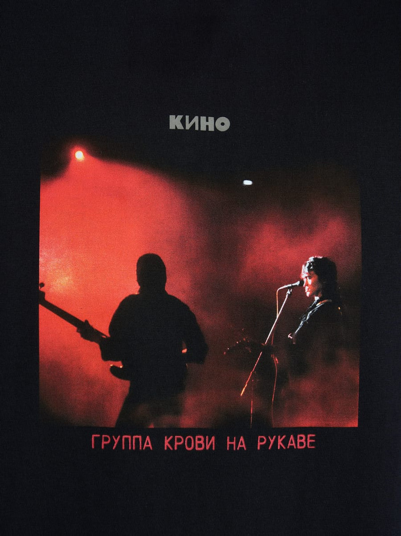 Футболка оверсайз КИНО с принтом — фото 10