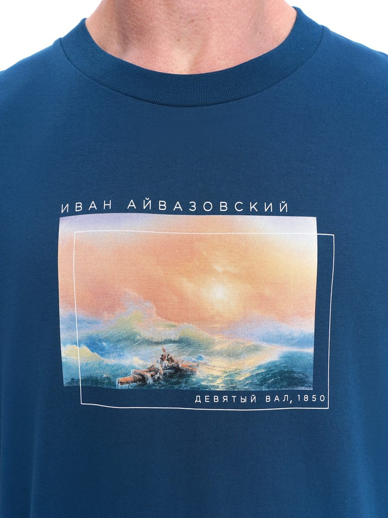 Футболка Русский Музей Айвазовский И. «Девятый вал» - Женщинам - фото 7