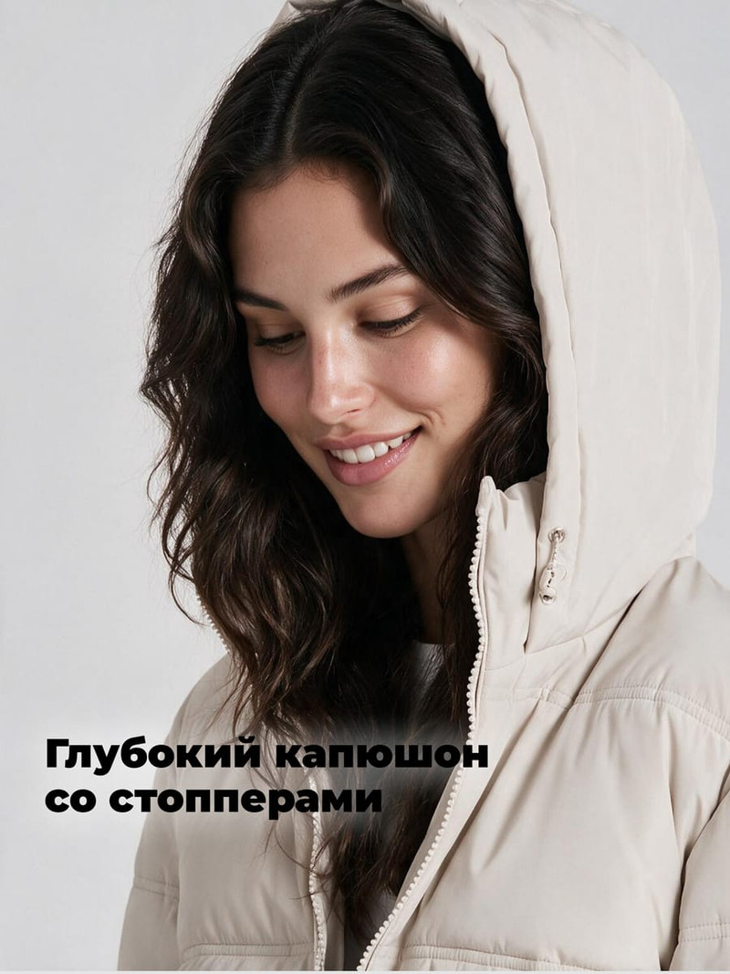 Куртка на синтепоне утепленная - Верхняя одежда - фото 6