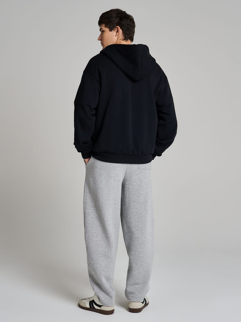 Утепленное zip-hoodie толстовка с начёсом - Мужчинам - фото 12