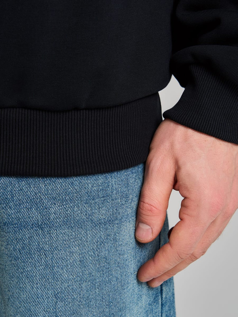 Утепленный свитшот Half zip с начесом — фото 7