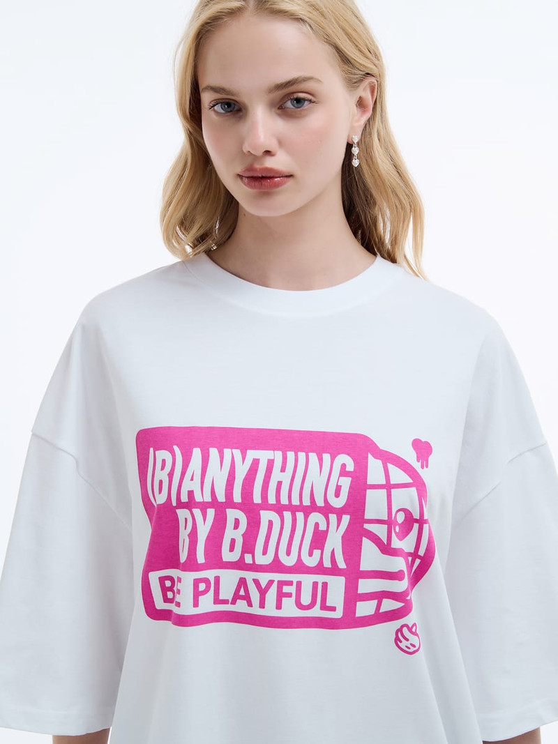 Футболка оверсайз с принтом утки B.Duck - Футболки - фото 7
