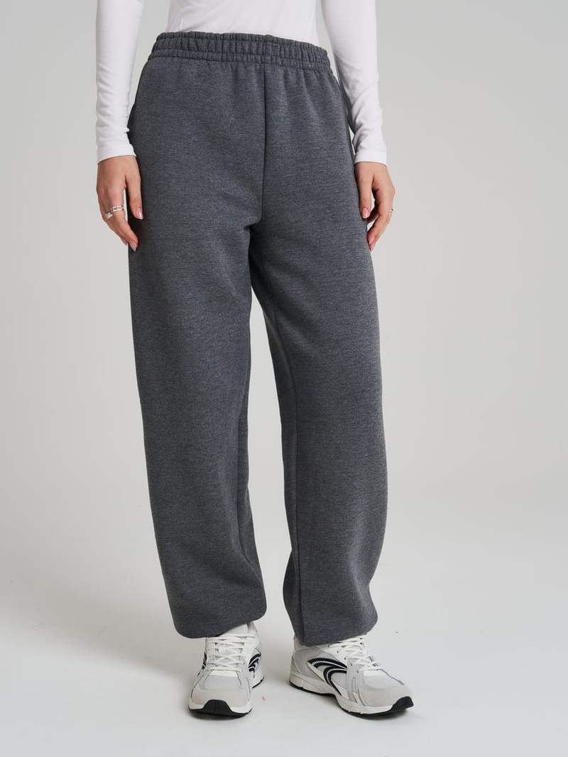 Брюки утепленные спортивные джоггеры с начесом - Женщинам - фото 3