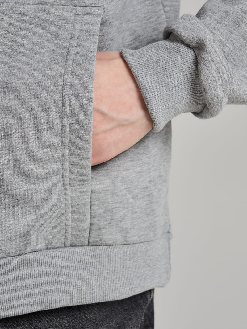 Утепленное zip-hoodie толстовка с начёсом - Мужчинам - фото 8