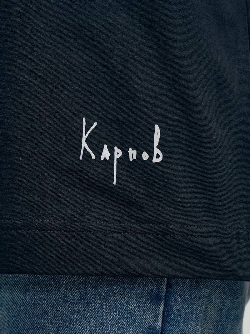 Футболка оверсайз с принтом картин Андрея Карпова - Футболки - фото 19