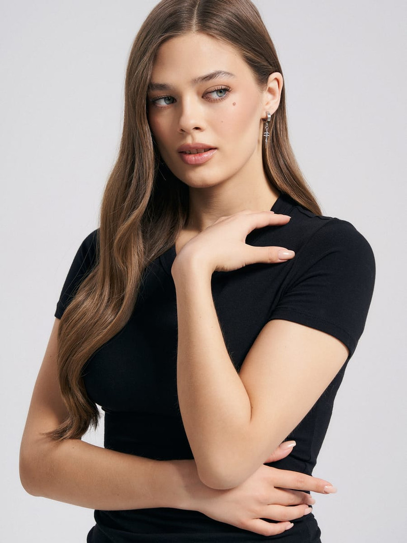 Серьга - 1 шт. с подвеской меч - фото 3