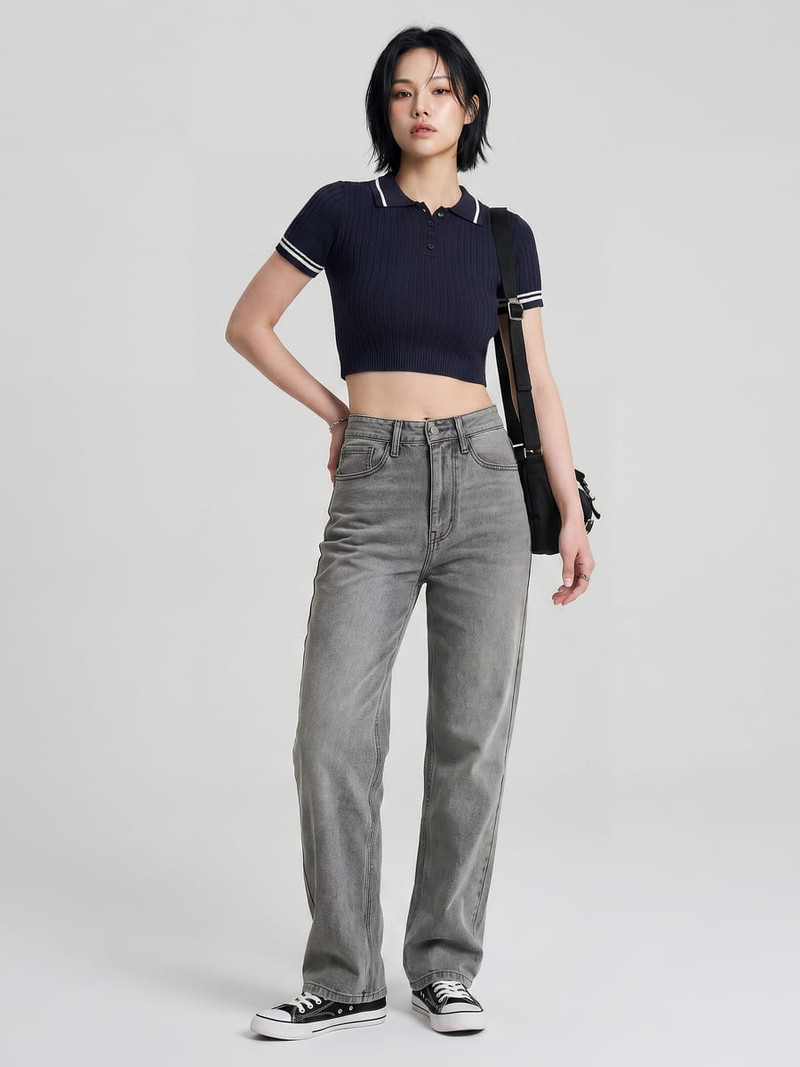 Джинсы широкие wide leg - фото 3
