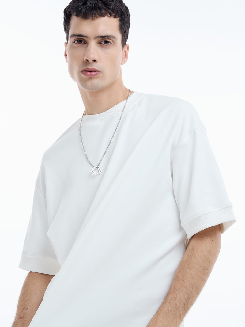 Хлопковая футболка с коротким рукавом - Футболки - фото 5