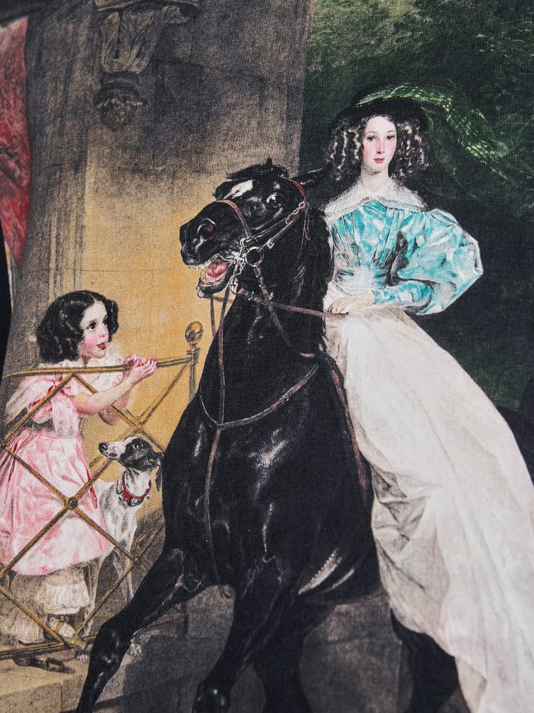 Футболка с принтом картин Третьяковской галереи