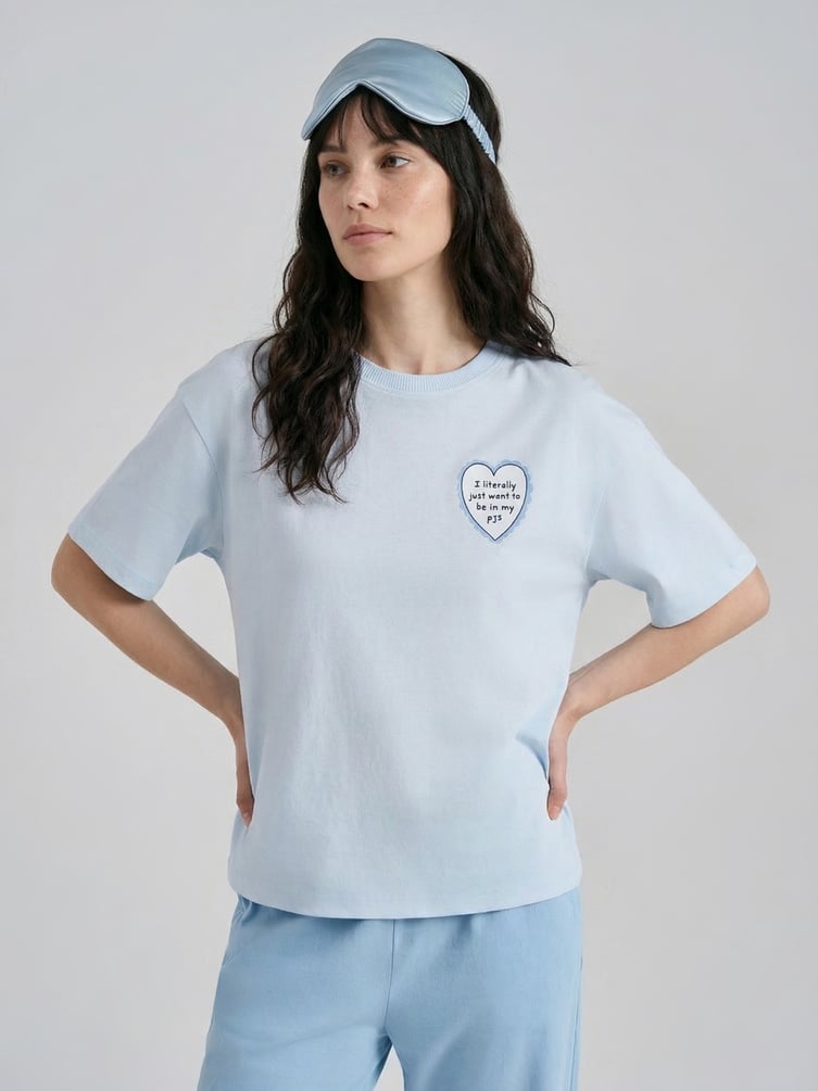 Пижама с принтом и брюками