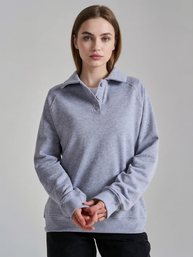 Свитшот-поло деловой