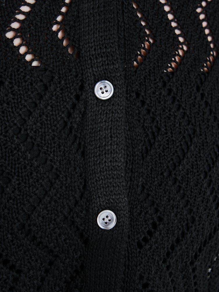 Вязаный кардиган на пуговицах