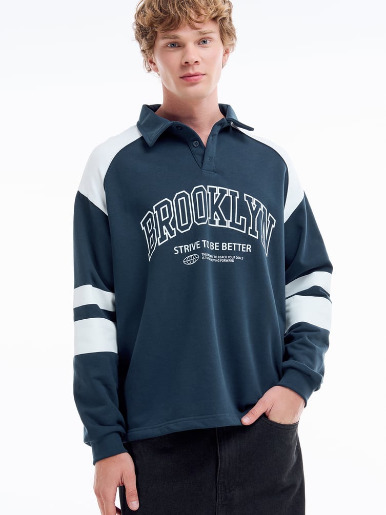 Толстовка с надписью Brooklyn