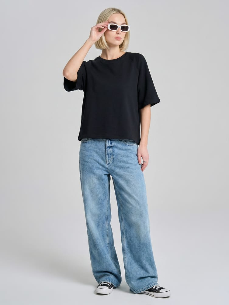 Свитшот с коротким рукавом