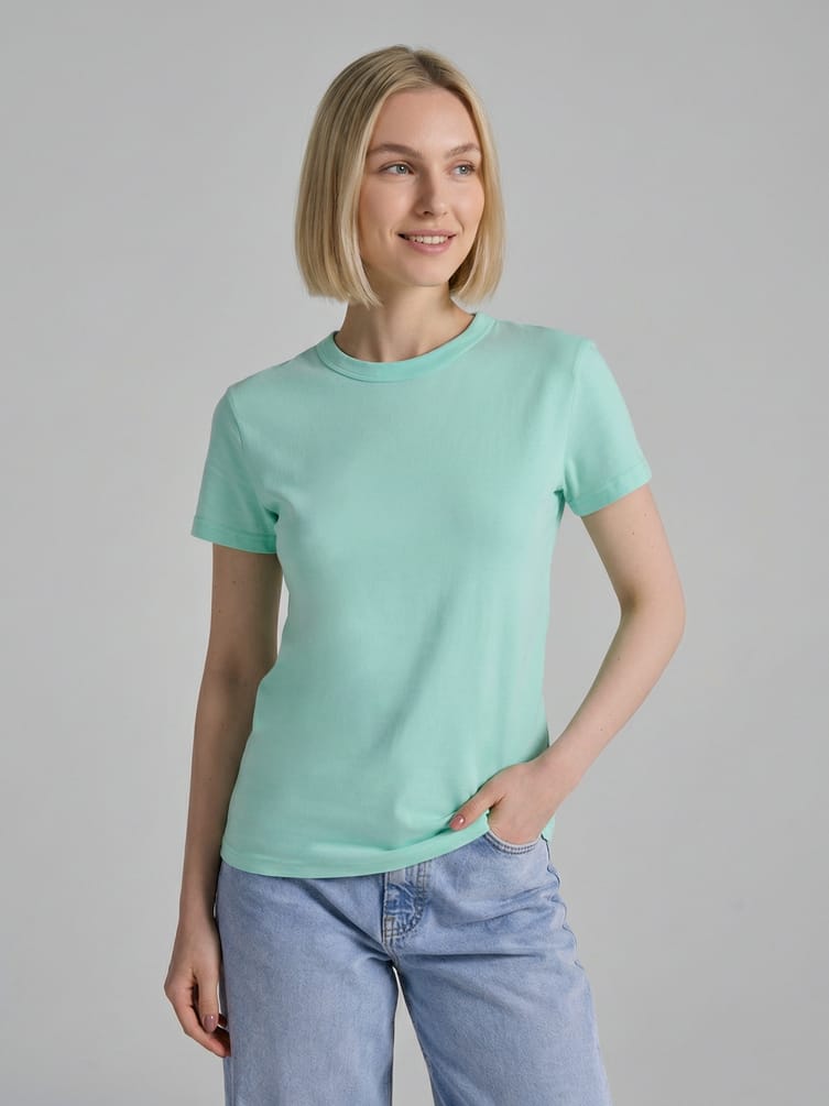 Классическая футболка из хлопка