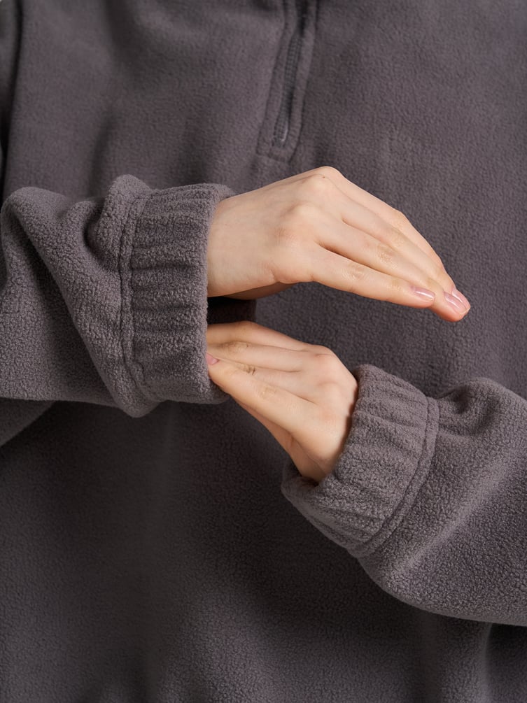 Свитшот флисовый с высоким горлом