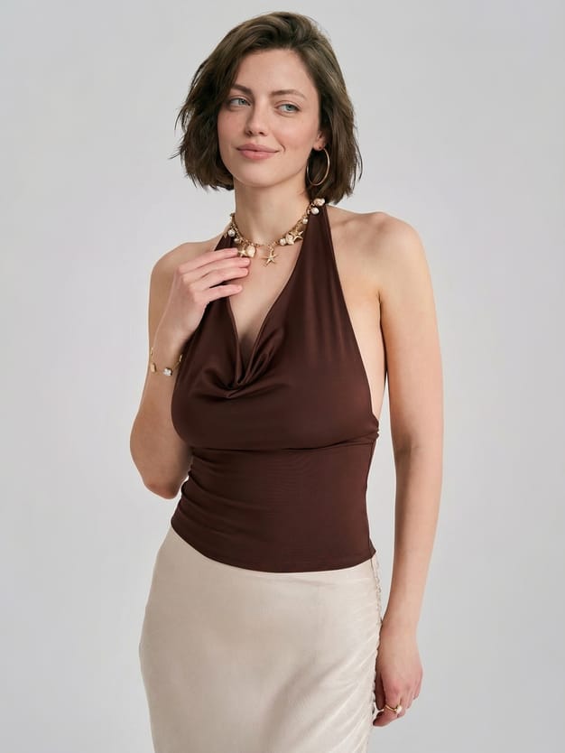 Топ с открытой спиной