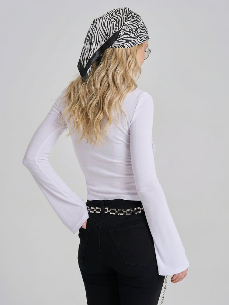 Блузка нарядная с рюшами