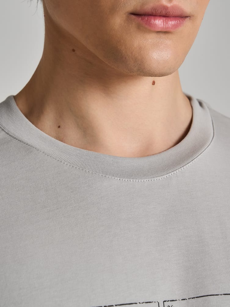 Футболка из хлопка с надписью Sarcasm