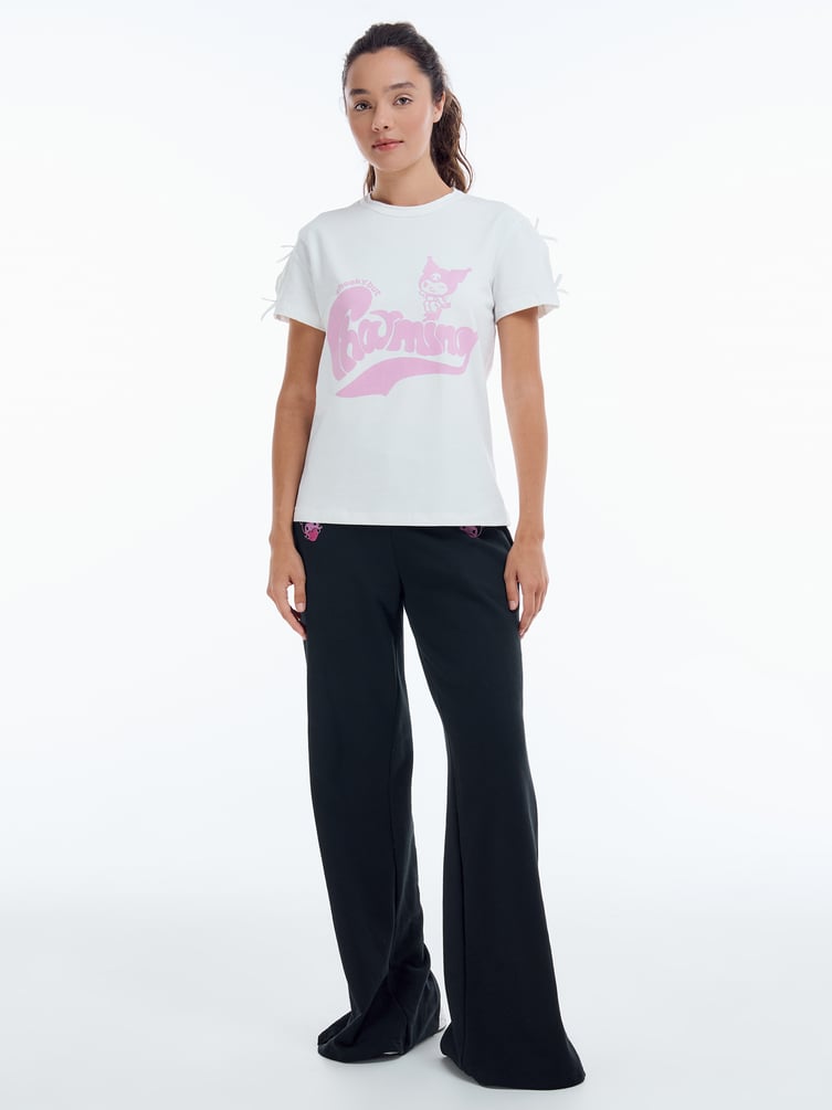 Футболка с принтом Kuromi и бантиками