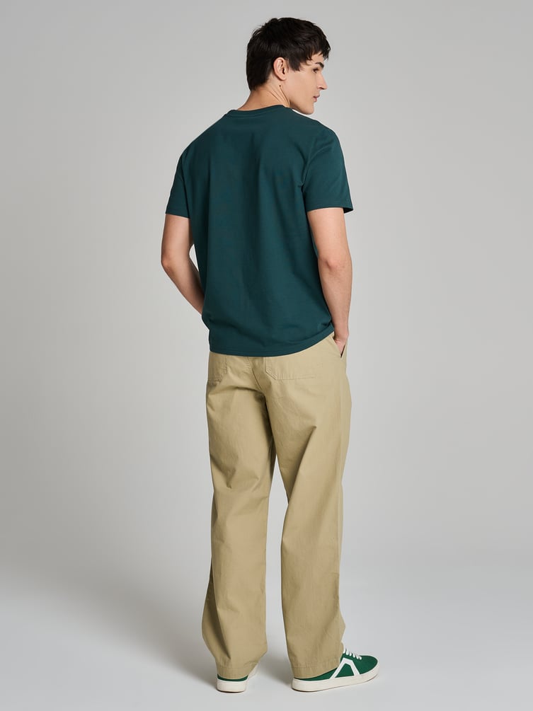 Футболка из хлопка с принтом