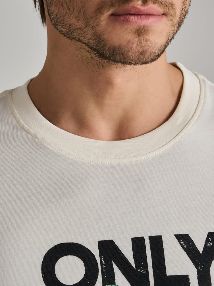 Футболка из хлопка с надписью