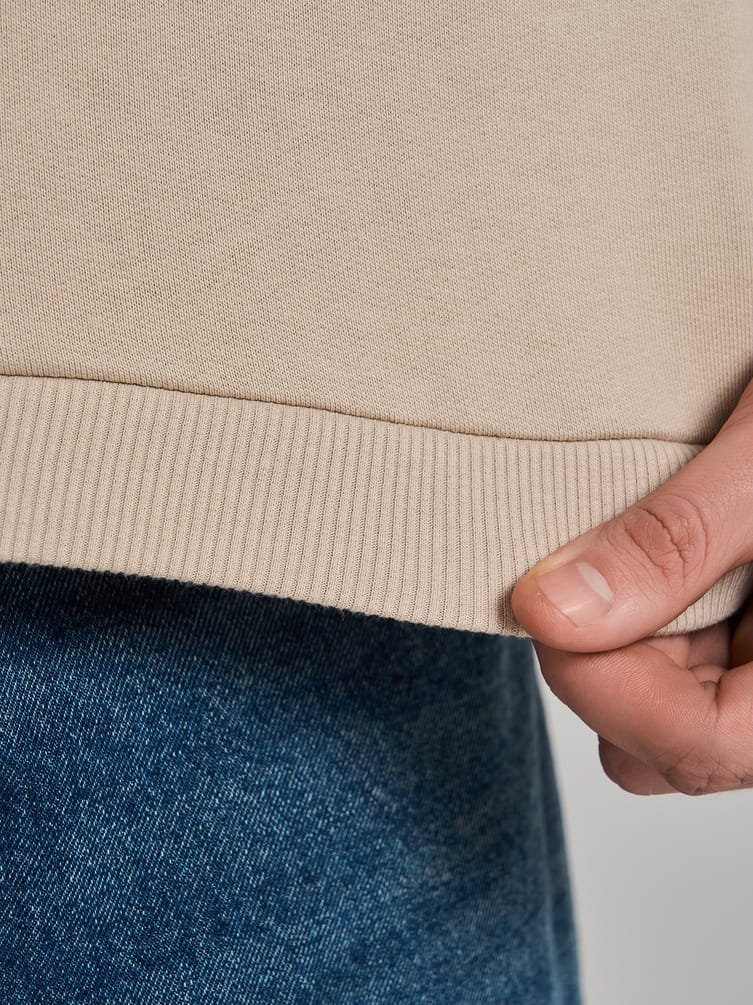 Свитшот оверсайз с начесом