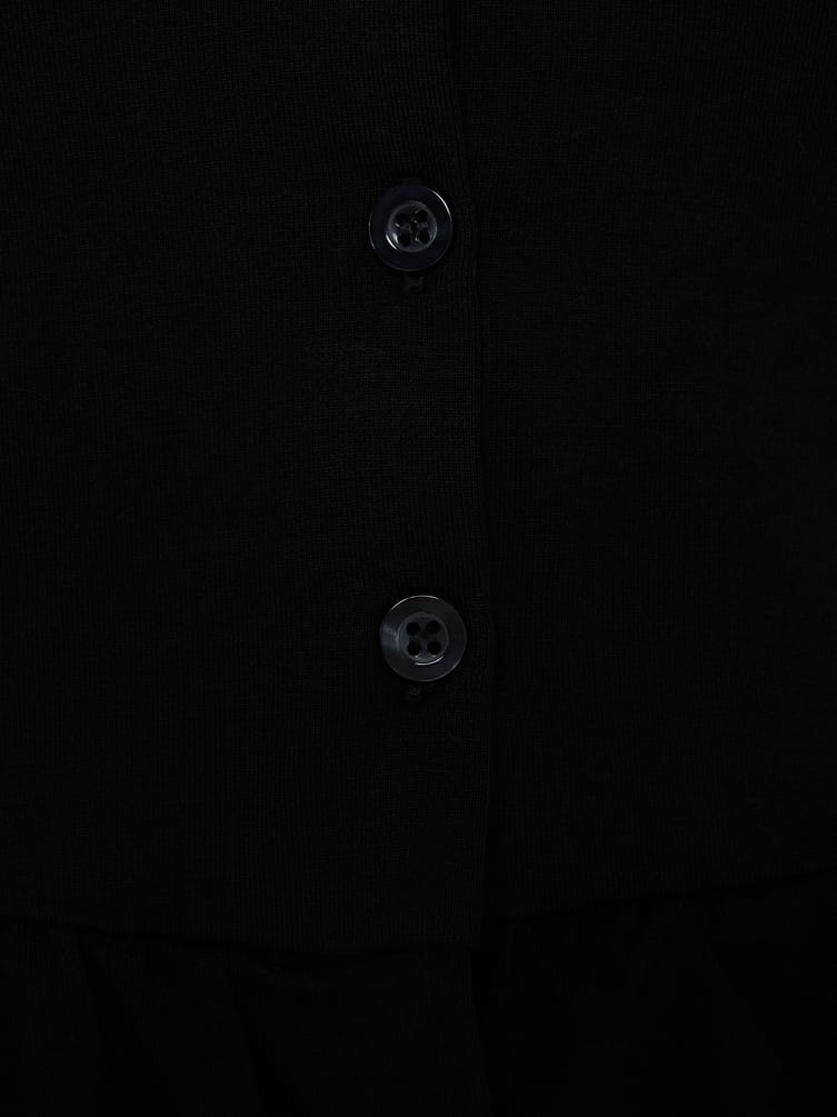 Кардиган укороченный с рюшами