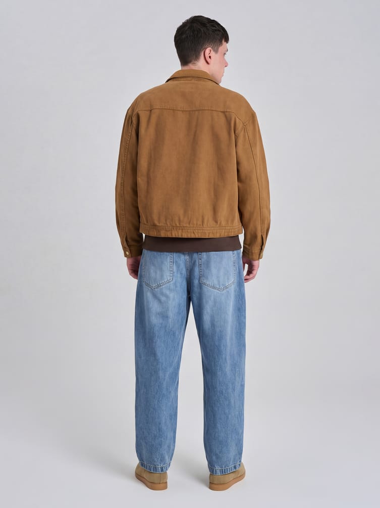 Джинсы широкие багги