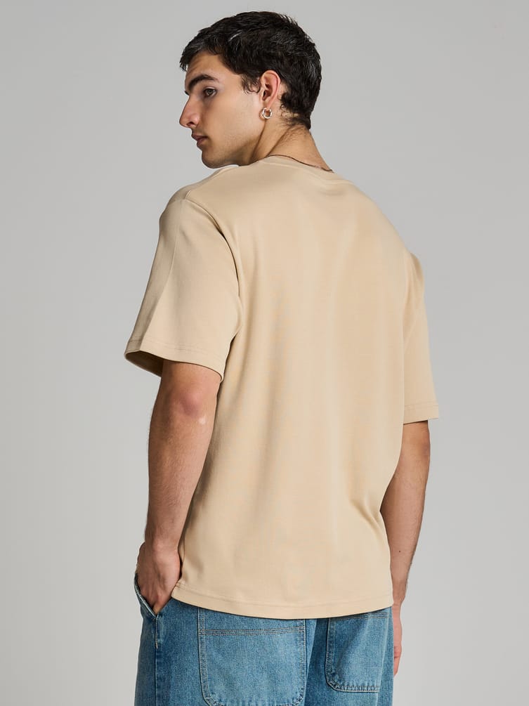 Футболка плотная однотонная