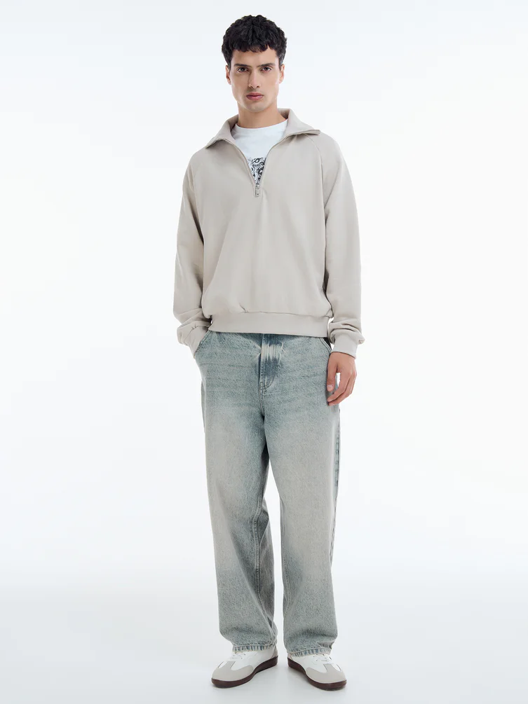 Толстовка Half zip с полузамком