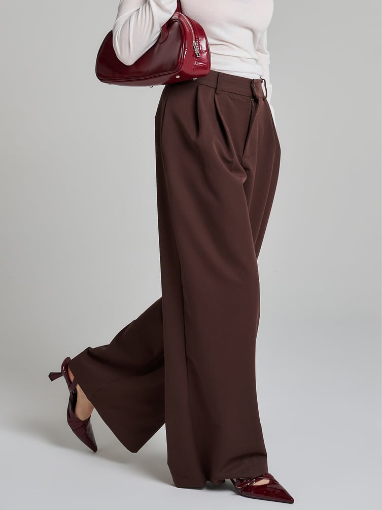 Брюки классические широкие