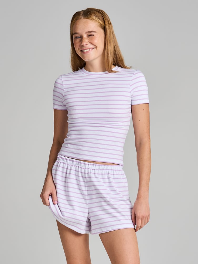 Полосатая пижама из хлопка
