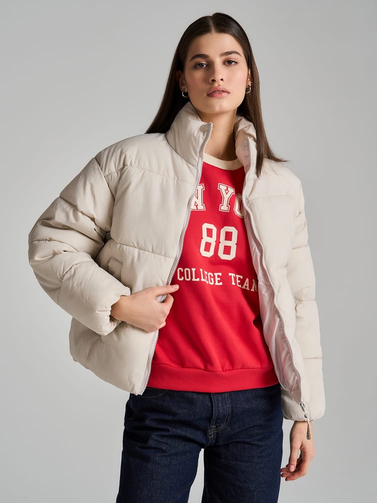 Куртка зефирка без капюшона